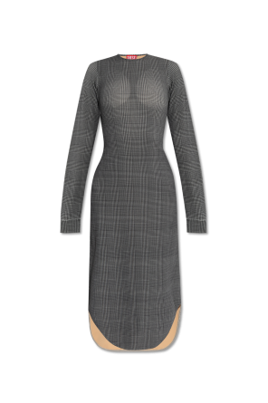 ワンピース Burberry Embroidered jersey shirt dress (8095080 C1202) Burberry Embroidered jersey shirt dress - Checked | Wanan Luxury